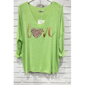 Bluse i angora og uld