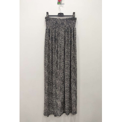 Lang nederdel med dyre print