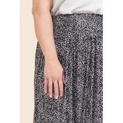 Lang nederdel med dyre print