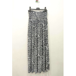 Lang nederdel med dyre print