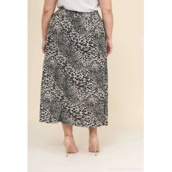 Lang nederdel med dyre print