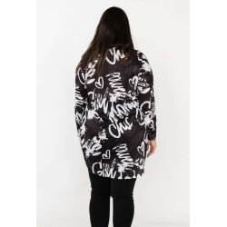 TILBUD - Sweater kjole med print  Str. 38-46