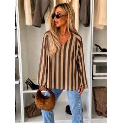 Bluse med v-udsk�ring