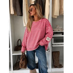 Bluse med striber