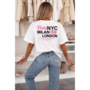 T-shirt med print