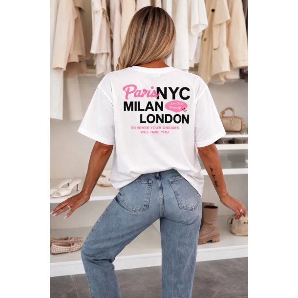 T-shirt med print