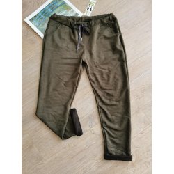 Plus+ Bukser i "ferskenskind" med for lommer