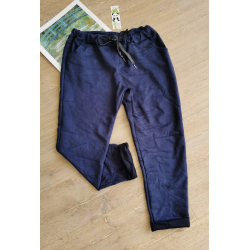 Plus+ Bukser i "ferskenskind" med for lommer