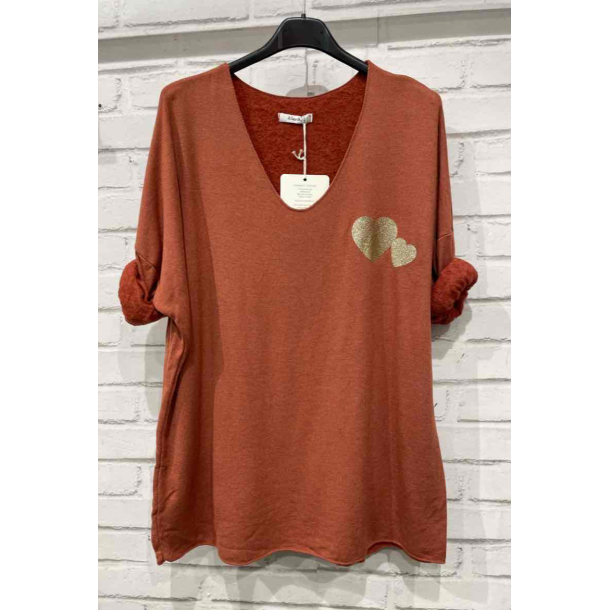 Bluse i angora og uld