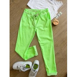 Plus+ Bukser i neon farver med masser af strk