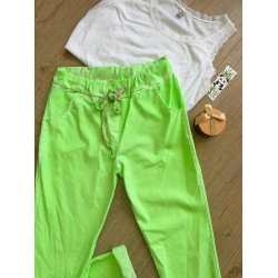 Plus+ Bukser i neon farver med masser af strk