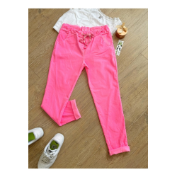 Plus+ Bukser i neon farver med masser af strk