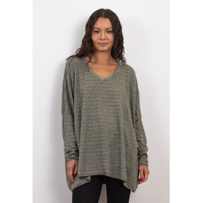 Bluse i angora og uld