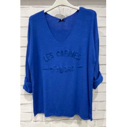 Bluse i angora og uld