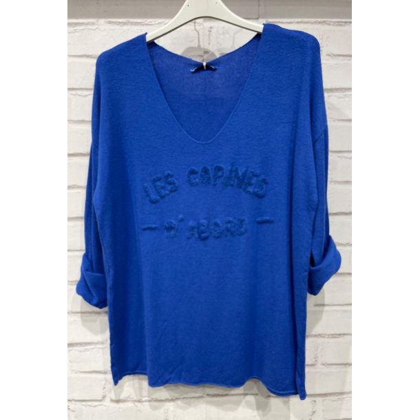 Bluse i angora og uld