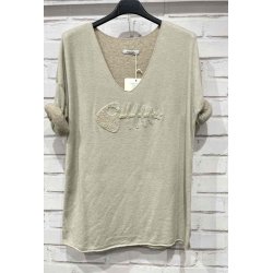 Bluse i angora og uld