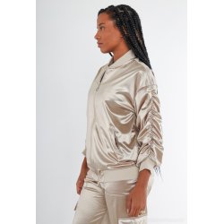 Jakke i guld og med masser af strk