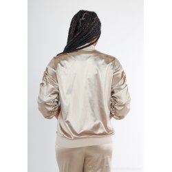 Jakke i guld og med masser af strk